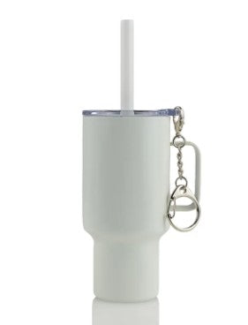 Mini Stainless Steel Tumbler Keychain