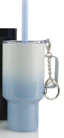 Mini Stainless Steel Tumbler Keychain