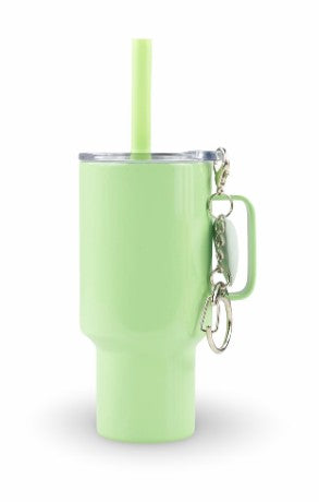 Mini Stainless Steel Tumbler Keychain