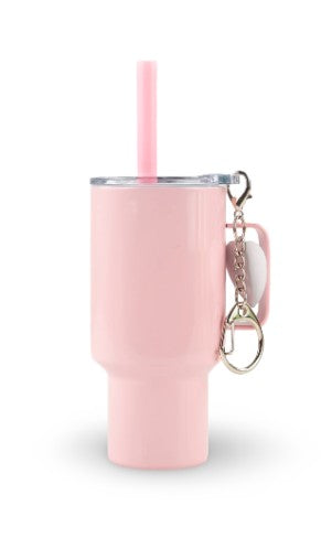 Mini Stainless Steel Tumbler Keychain